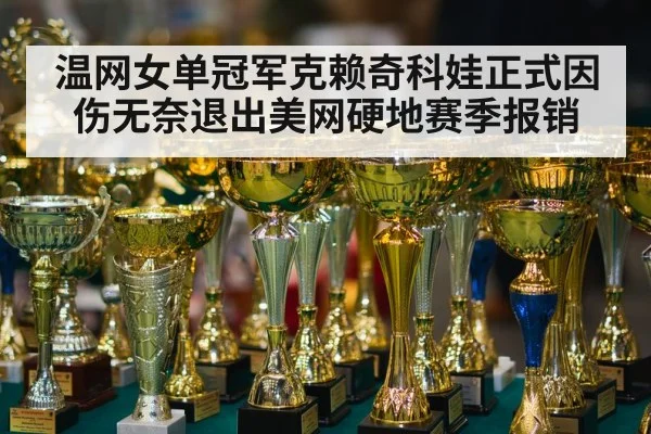 温网女单冠军克赖奇科娃正式因伤无奈退出美网硬地赛季报销